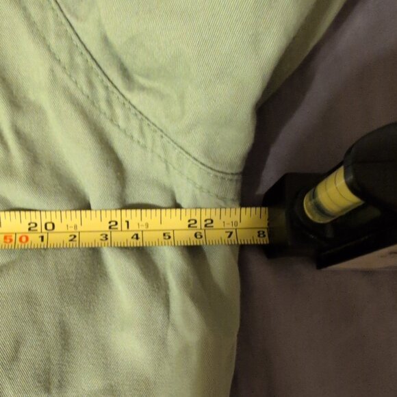 Lime Green Eddie Bauer L Button Up Collared Shirt With Left Breast Pocket - Picture 6 of 7